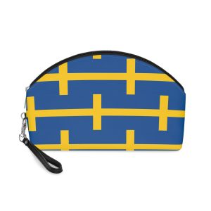Sweden Flag Makeup Bag