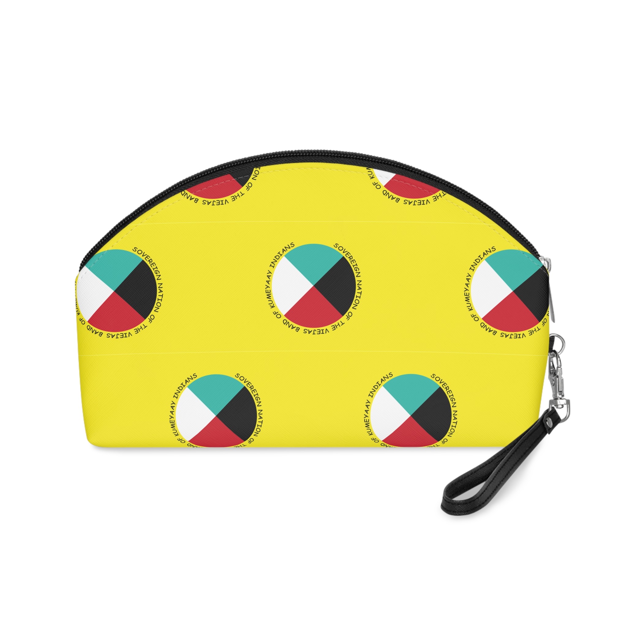 Flag of the Viejas Band of Kumeyaay Indians Makeup Bag - Image 2