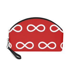 Metis Red Flag Historical Cultural Flag Metis People Canada Indigenous Symbol Makeup Bag