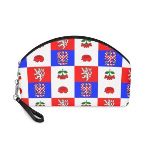 Flag of Vysocina Region Makeup Bag