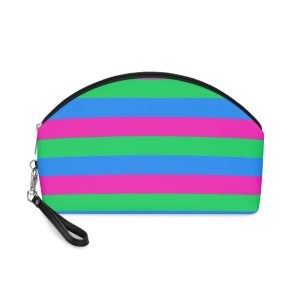 Polysexuality Pride Flag Makeup Bag