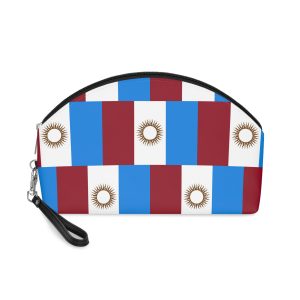 Flag Province Cordoba Argentina Tricolor Vertical Banner With Red White Sky Blue Makeup Bag