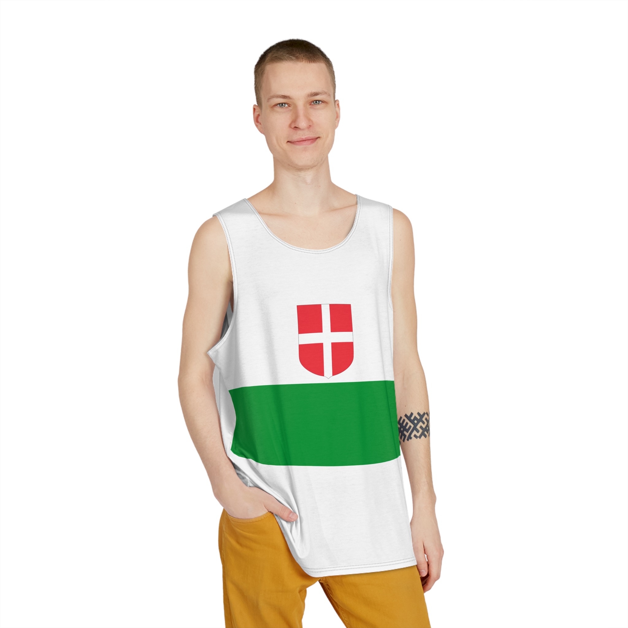 Flag of Et Harju Maakond Mens Tank Aop - Image 3