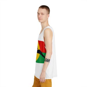 Barbuda Council Flag Official Local Government Flag Barbuda Antigua Barbuda Caribbean Mens Tank Aop