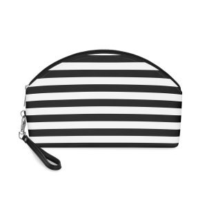 Heterosexual Flag (black White Stripes) Makeup Bag
