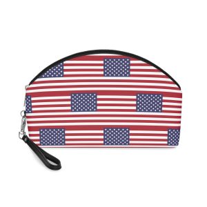 United States Flag Makeup Bag