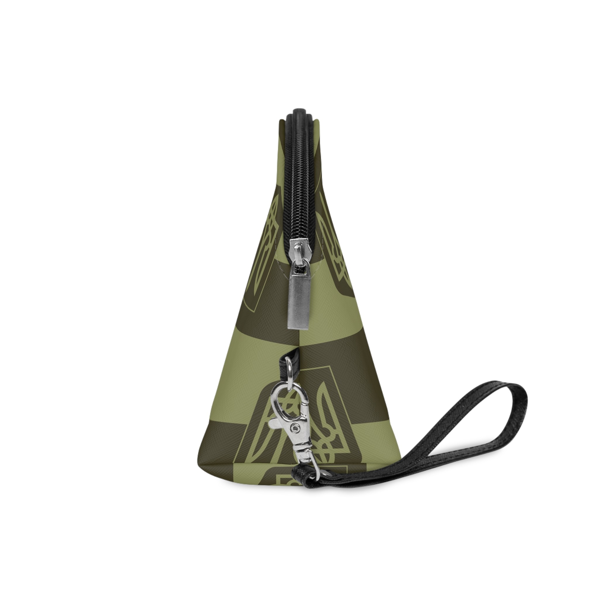 Ukrainian Military Flag With Coat of Arms Makeup Bag - Image 3