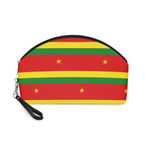 Proposed Nationalist Flag Reunion Blue Red Green Yellow Stripes Regional Banner Inde Makeup Bag