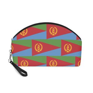 National Flag Eritrea With Olive Branch Emblem Makeup Bag