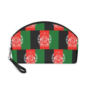 Flag of Afghanistan 2013 2021 Makeup Bag