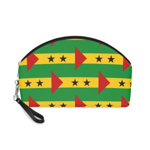 Sao Tome Principe Flag Makeup Bag