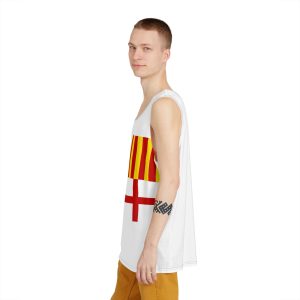Flag of Barcelona Mens Tank Aop