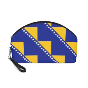 Flag of Bosnia and Herzegovina Makeup Bag