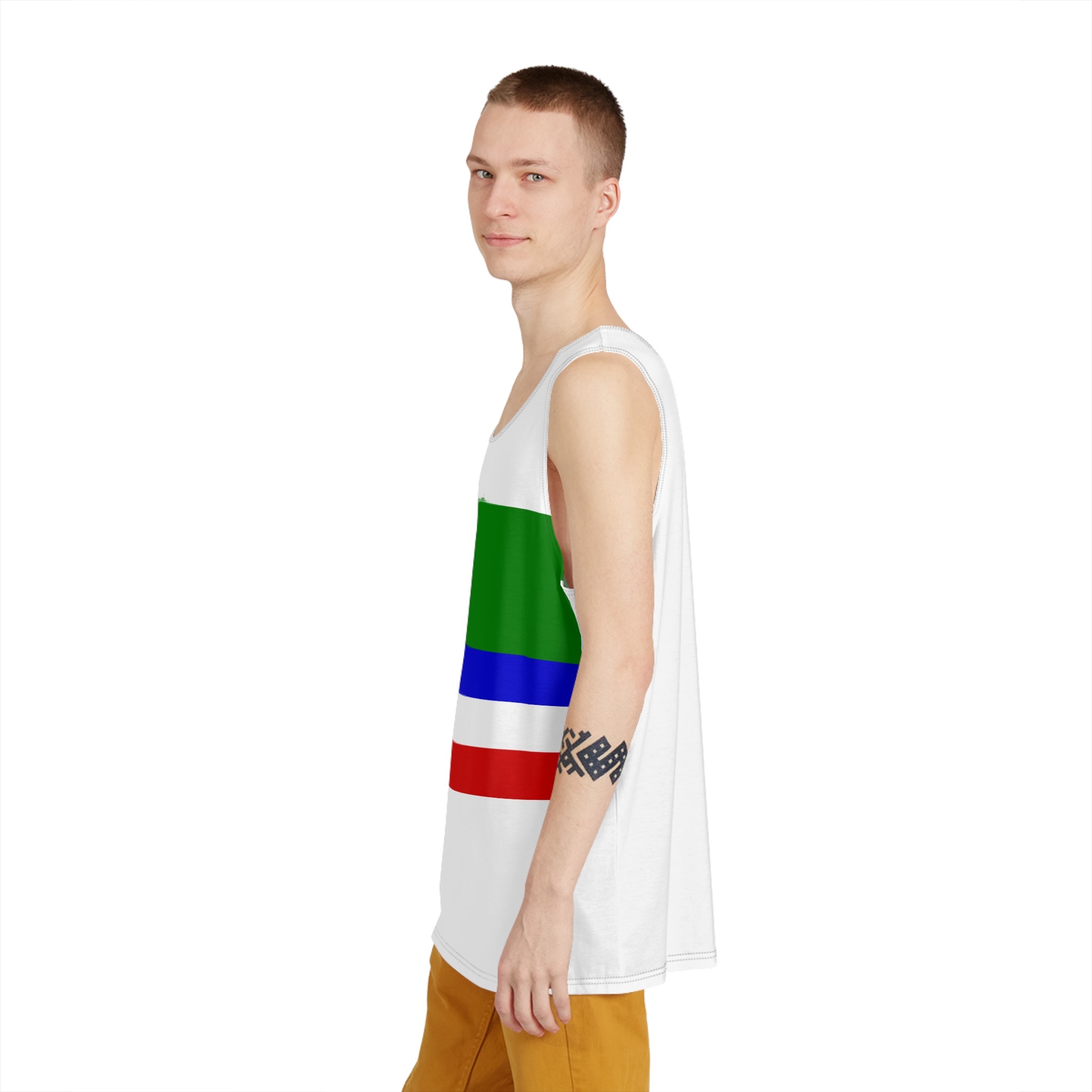 Flag of Canindeyú Department Mens Tank Aop
