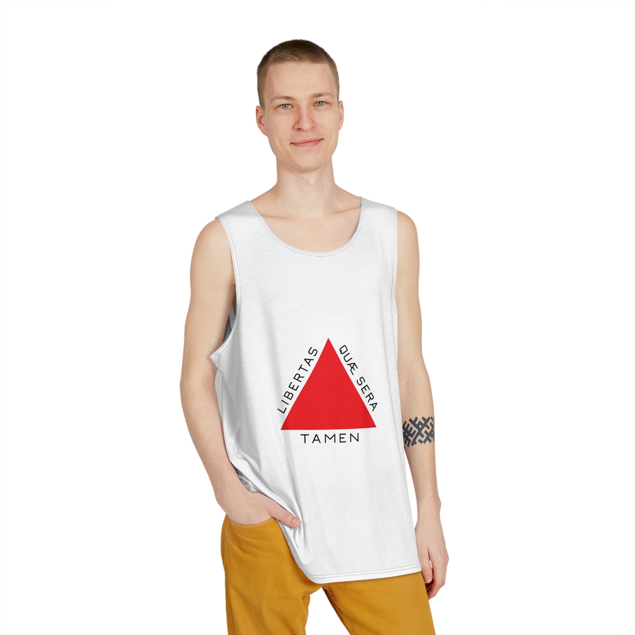 Bandeira de Minas Gerais Mens Tank Aop - Image 3