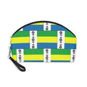 Flag Khmelnytskiy Raion Khmelnytsky Oblast Makeup Bag