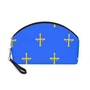 Flag of Asturias Makeup Bag