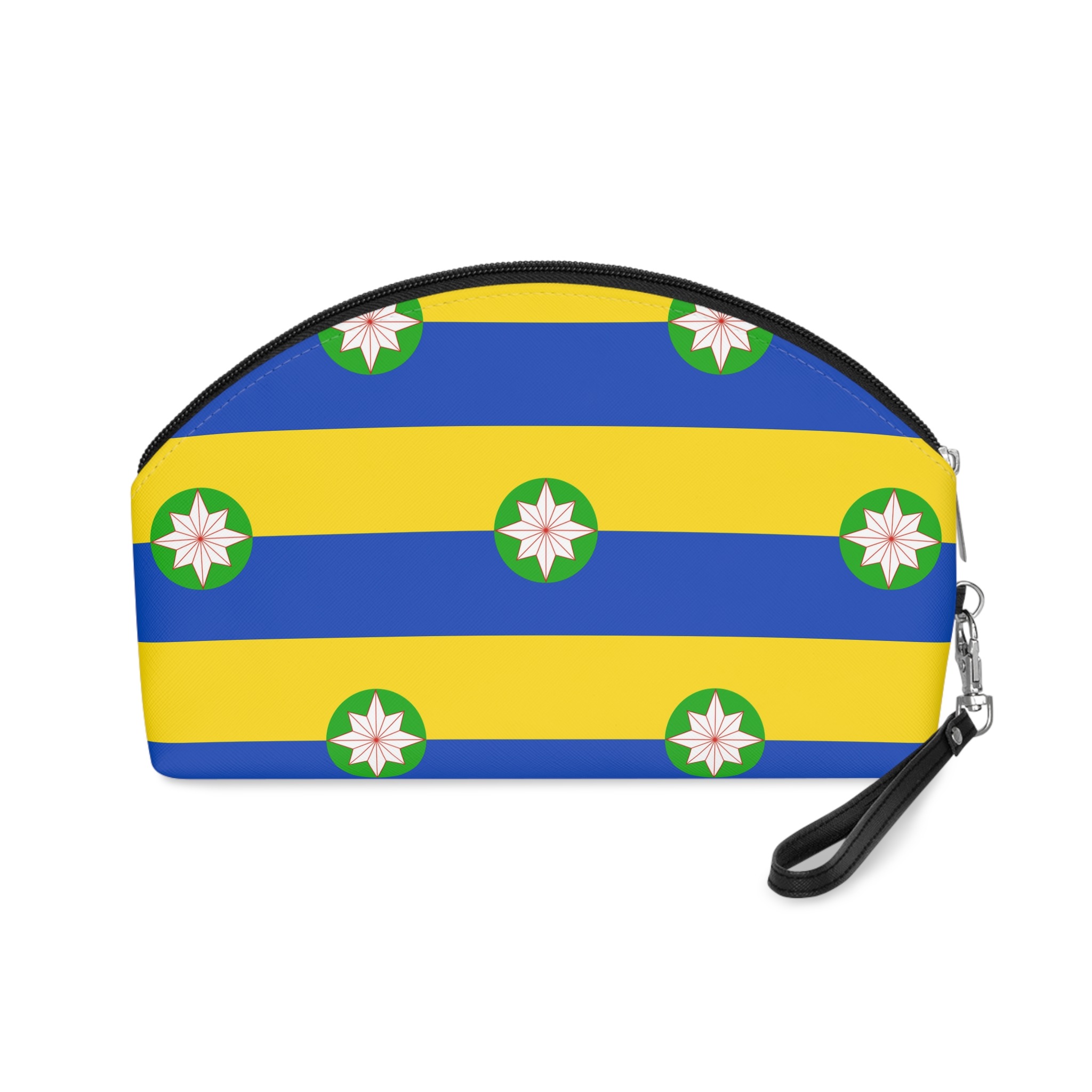 Flag Danu People Myanmar Ethnic Banner Symbol Cultural Heritage Community Identity Makeup Bag - Image 2