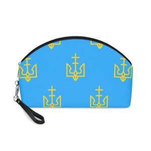 Flag of Volodymyr District Makeup Bag
