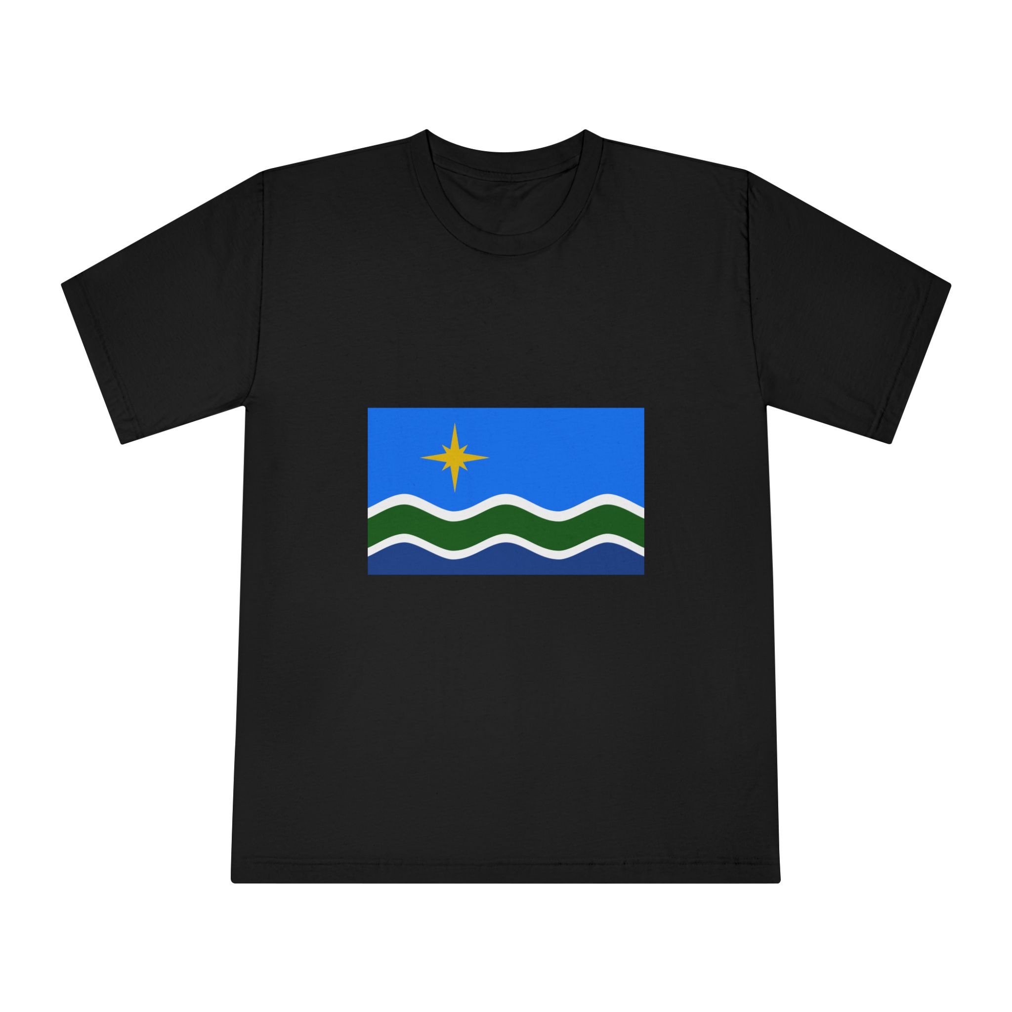 Flag of Duluth, Minnesota Unisex Classic Crewneck T Shirt - Image 5