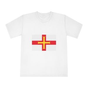 Flag of Guernsey Unisex Classic Crewneck T Shirt