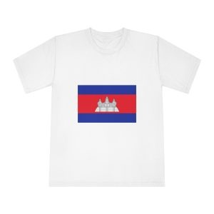 Flag of Cambodia Unisex Classic Crewneck T Shirt