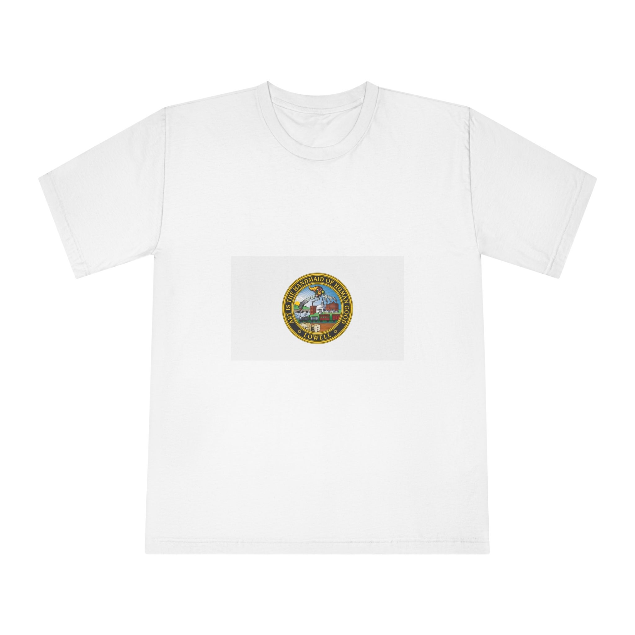 Flag of Lowell, Massachusetts Unisex Classic Crewneck T Shirt
