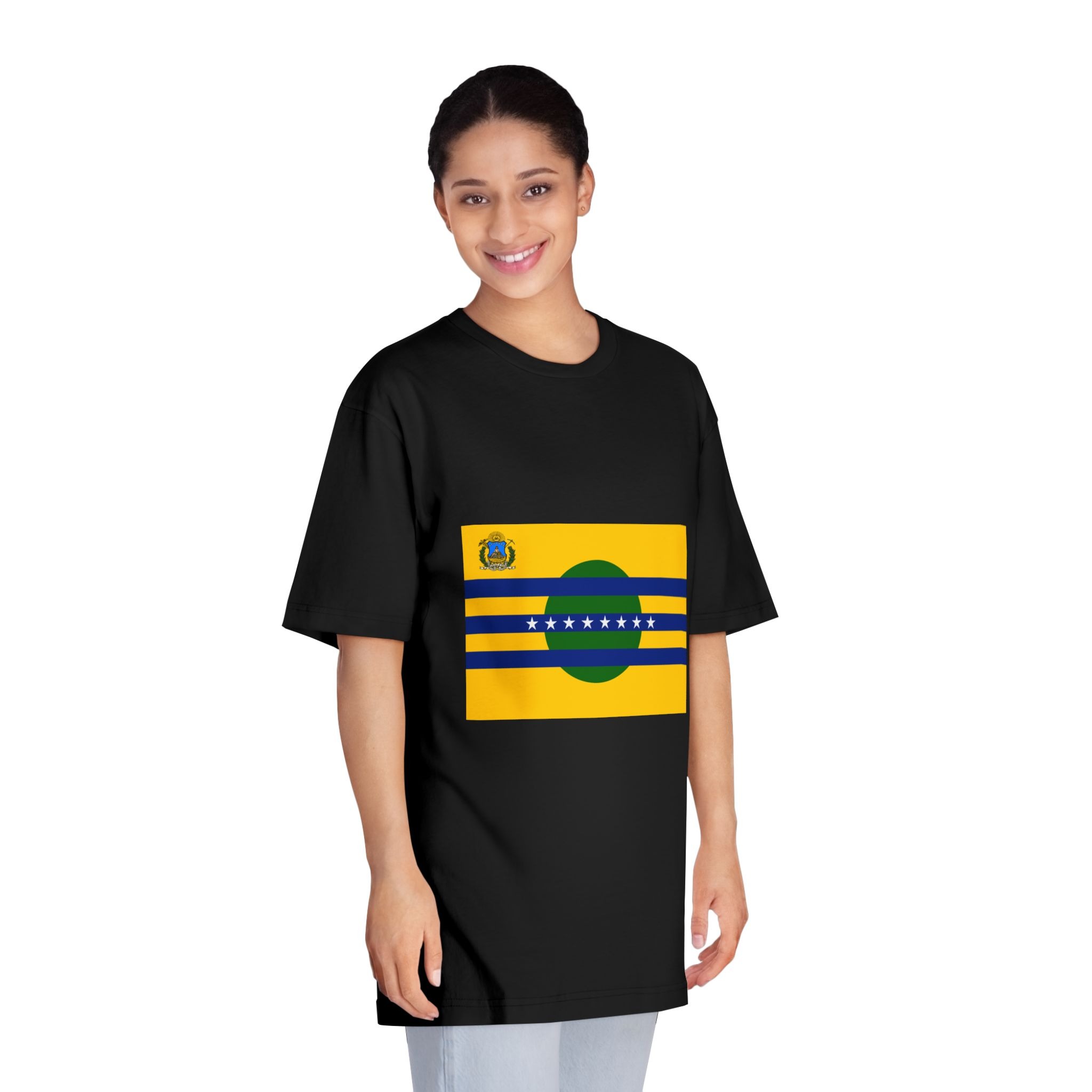 Flag of Bolívar State Unisex Classic Crewneck T Shirt - Image 7