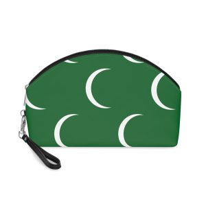 Flag of the First and Second Saudi State Makeup Bag
