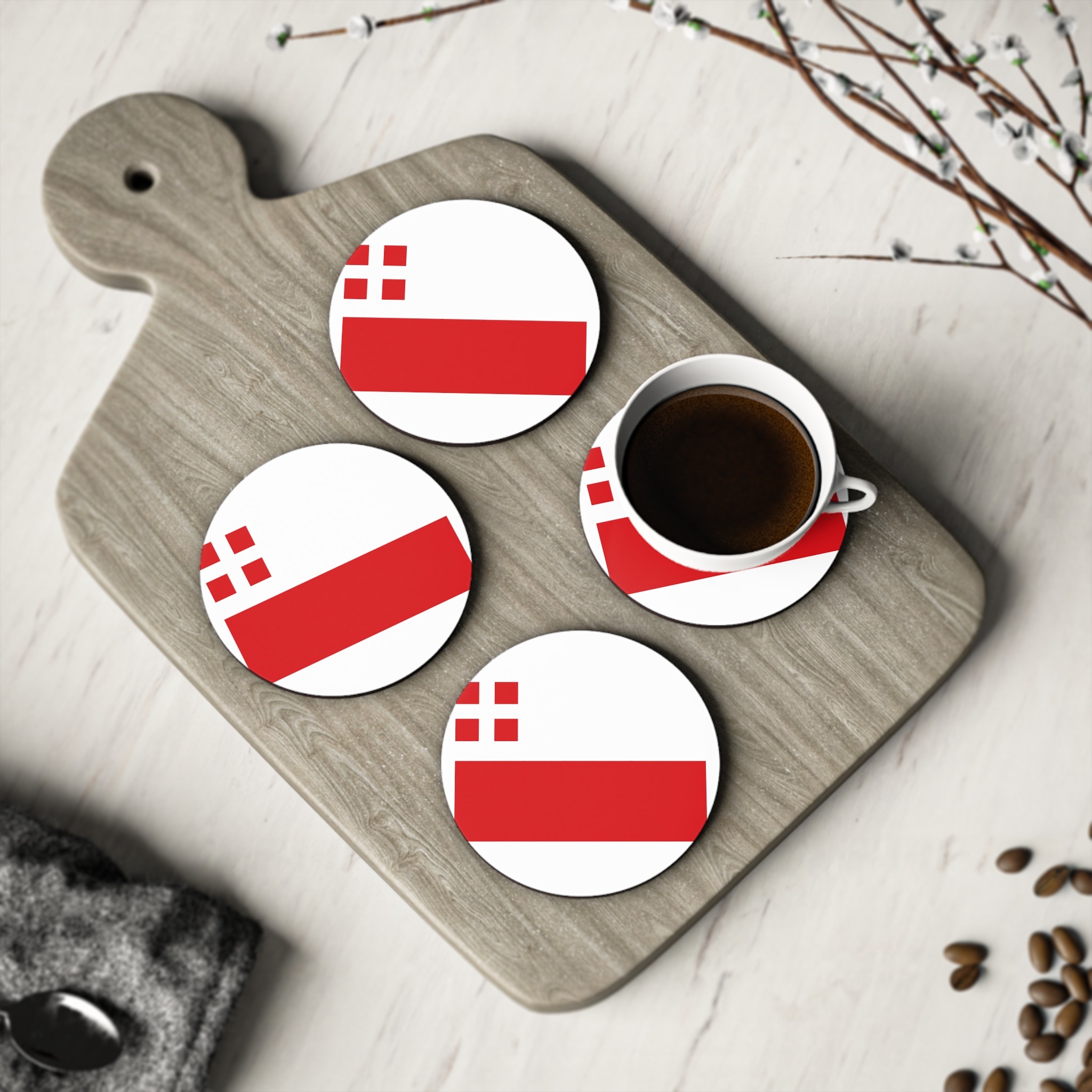 Utrecht (province) Flag Coasters - Image 4