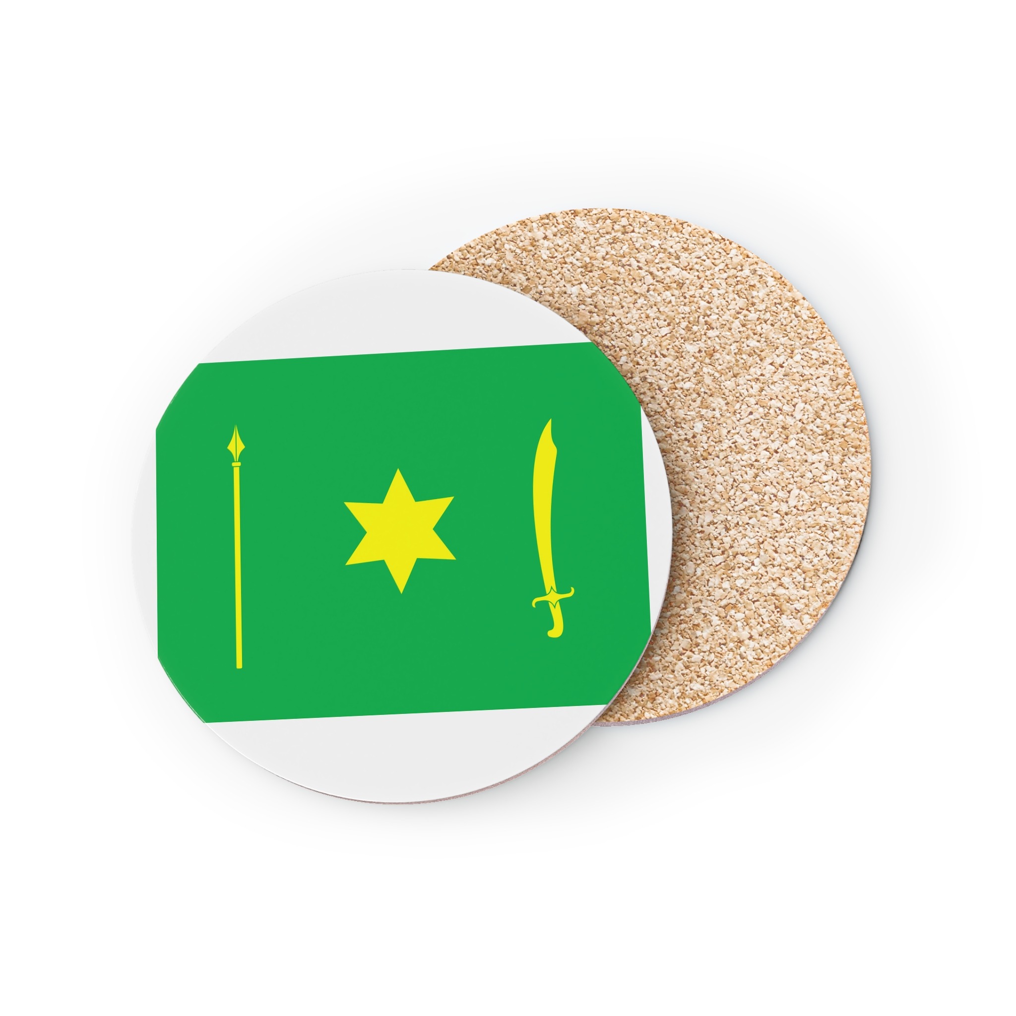 The Flag of Novgorod Siverskyi Coasters