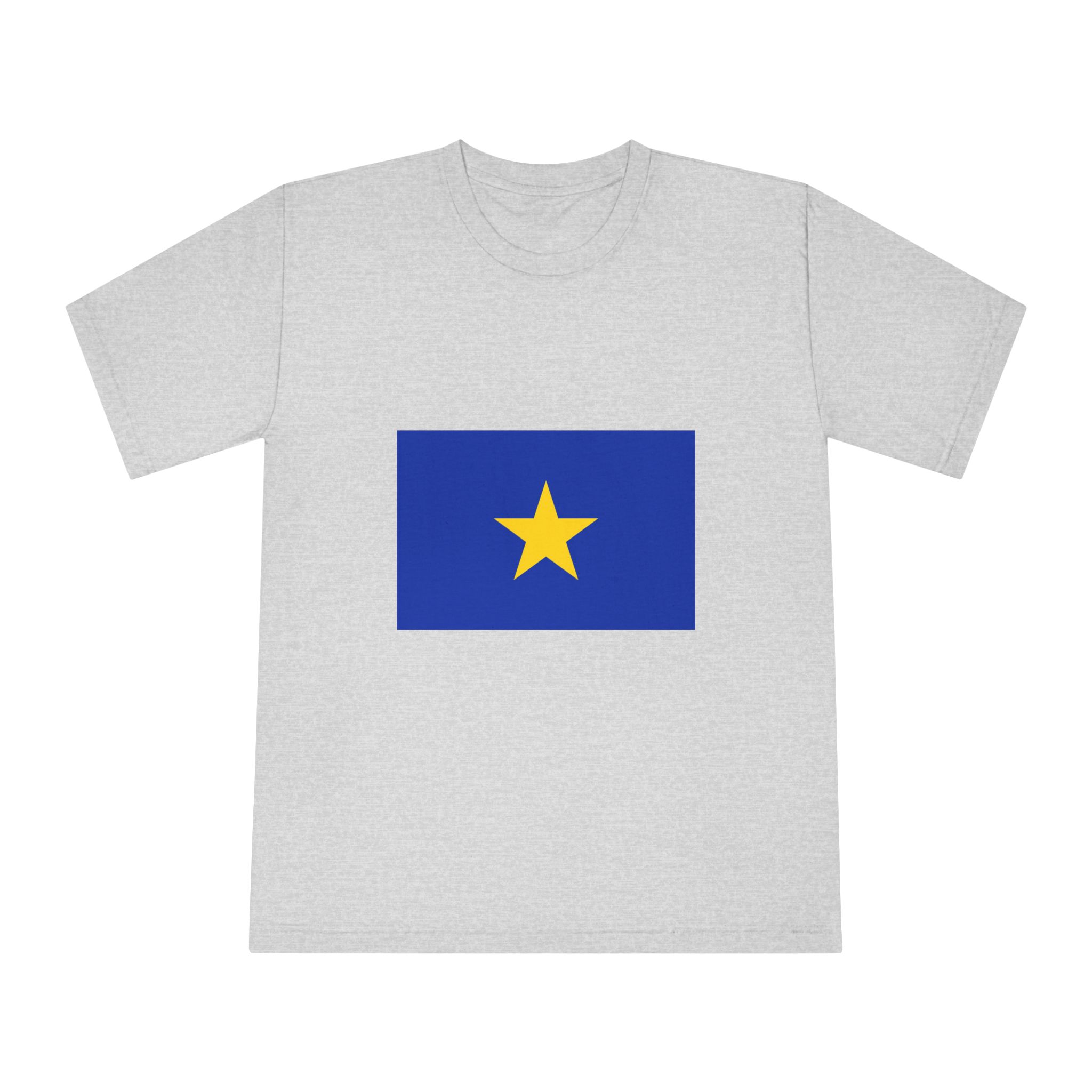 Flag of Congo Free State Unisex Classic Crewneck T Shirt - Image 13