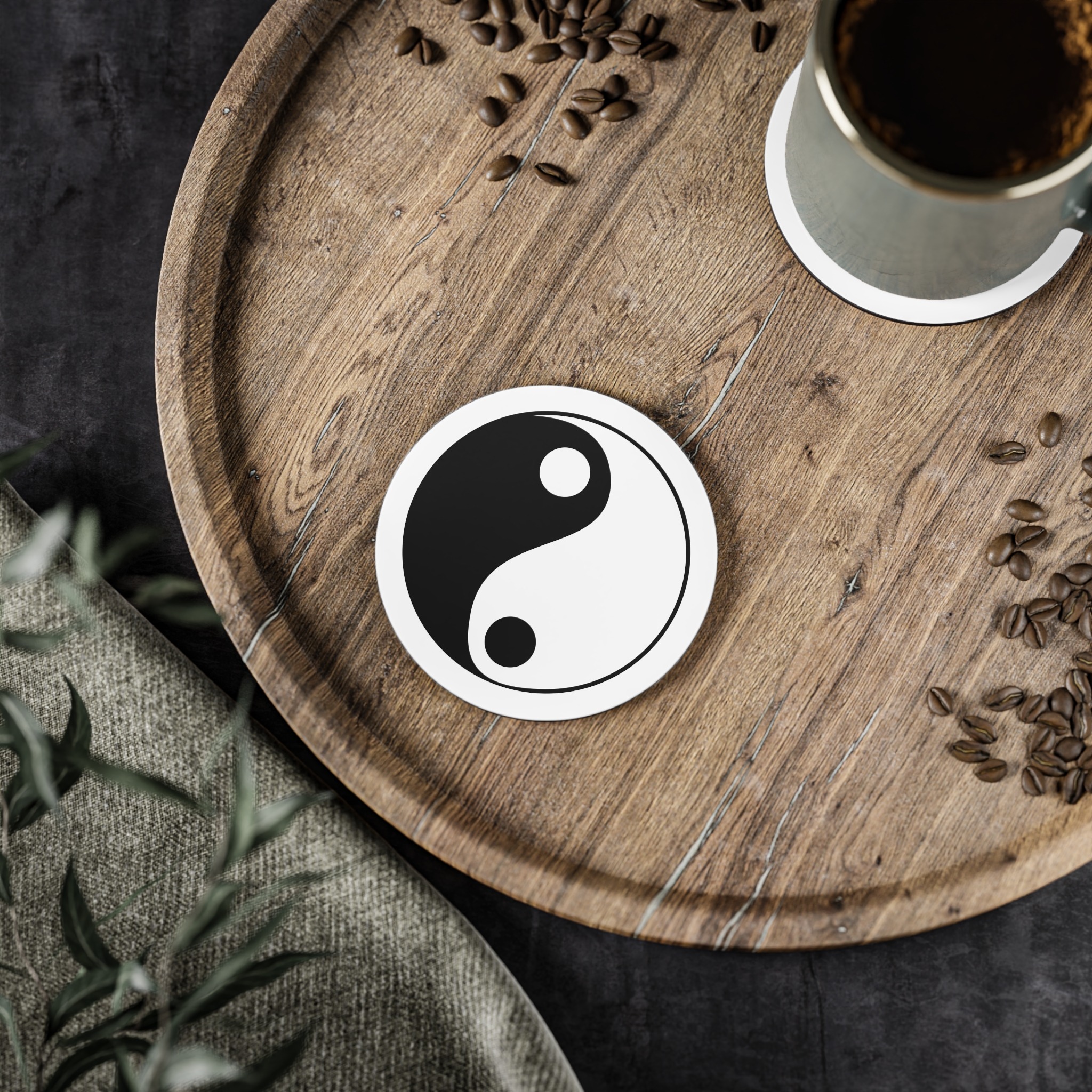 Symbol Yin Yang 01 Coasters - Image 2