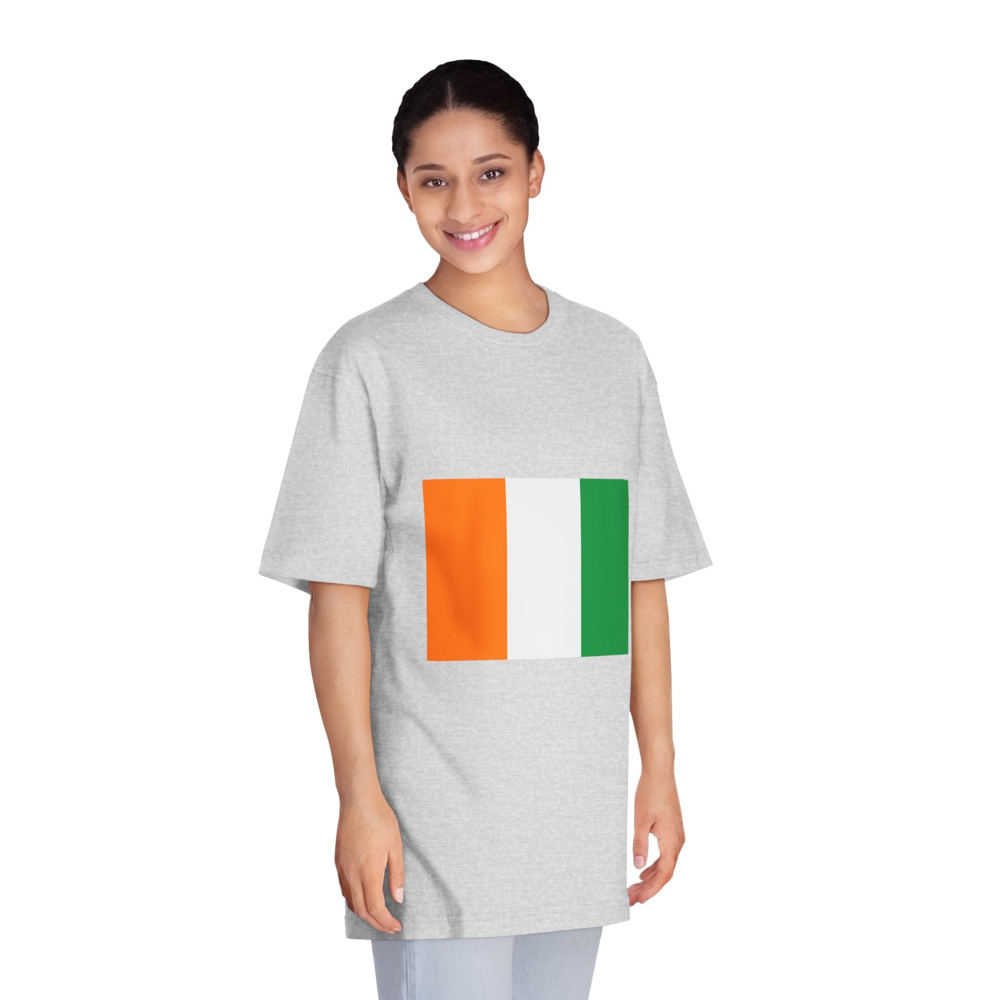 Flag of Côte D'ivoire Unisex Classic Crewneck T Shirt - Image 15