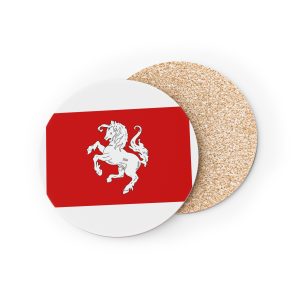 Twente Flag Red Horse White Regional Flag Twente Netherlands Dutch Cultural Heritage Coasters