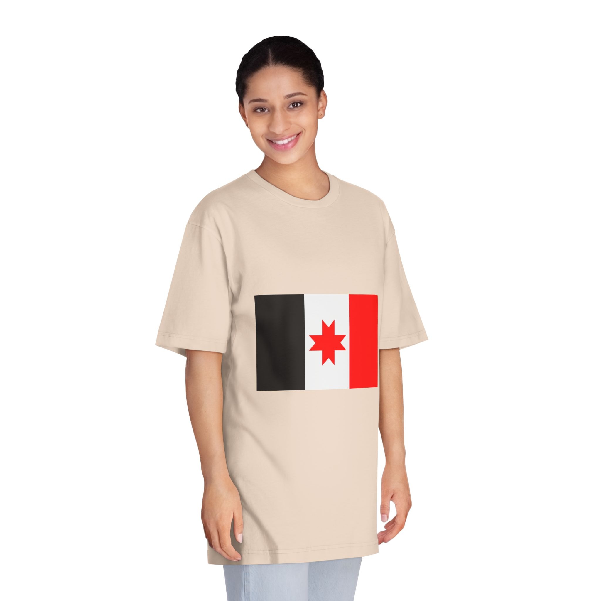 Flag of Udmurtia Unisex Classic Crewneck T Shirt - Image 11
