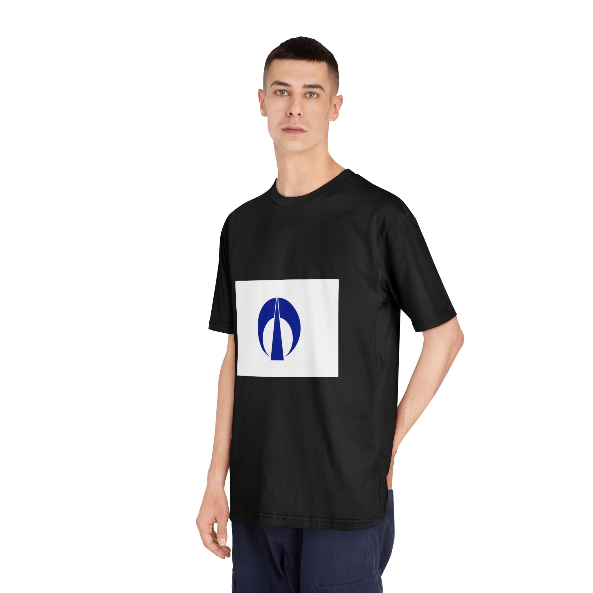 Flag of Fuchu City Unisex Classic Crewneck T Shirt - Image 8