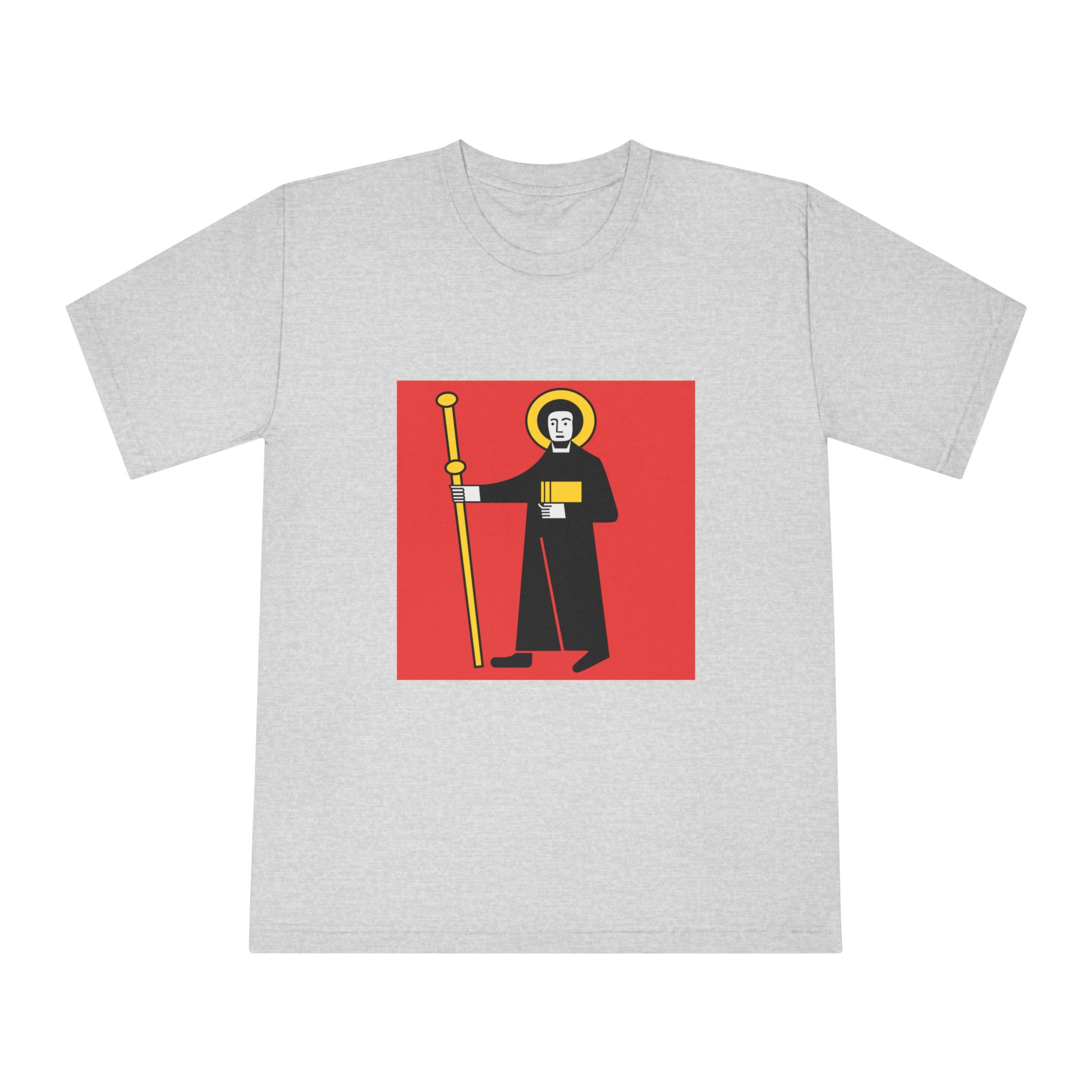 Flag of Canton of Glarus Unisex Classic Crewneck T Shirt - Image 13