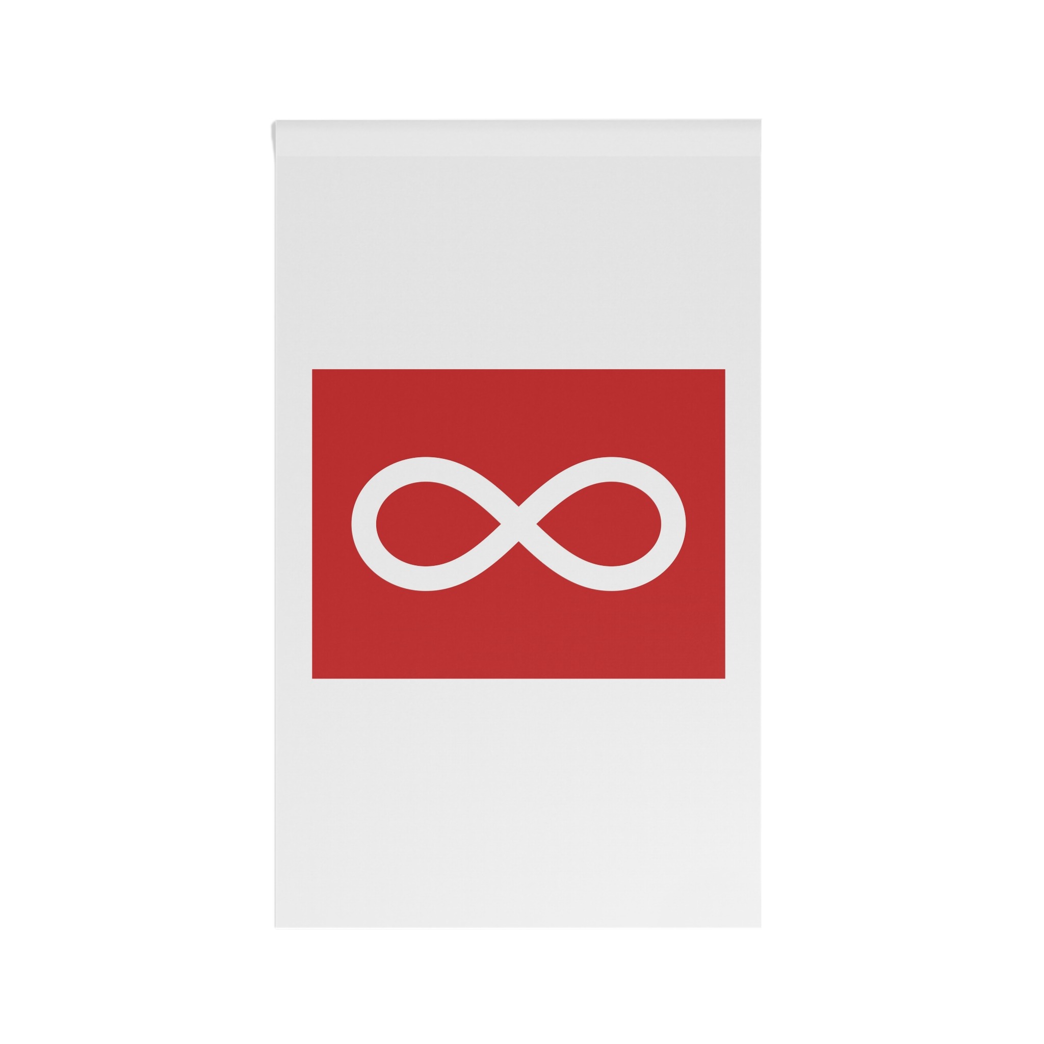 Metis Red Flag Historical Cultural Flag Metis People Canada Indigenous Symbol House Banner - Image 2