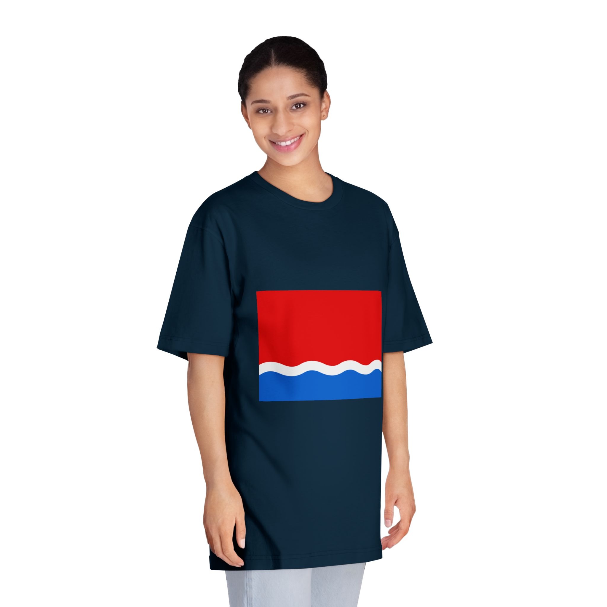 Flag of Amur Oblast Unisex Classic Crewneck T Shirt - Image 19