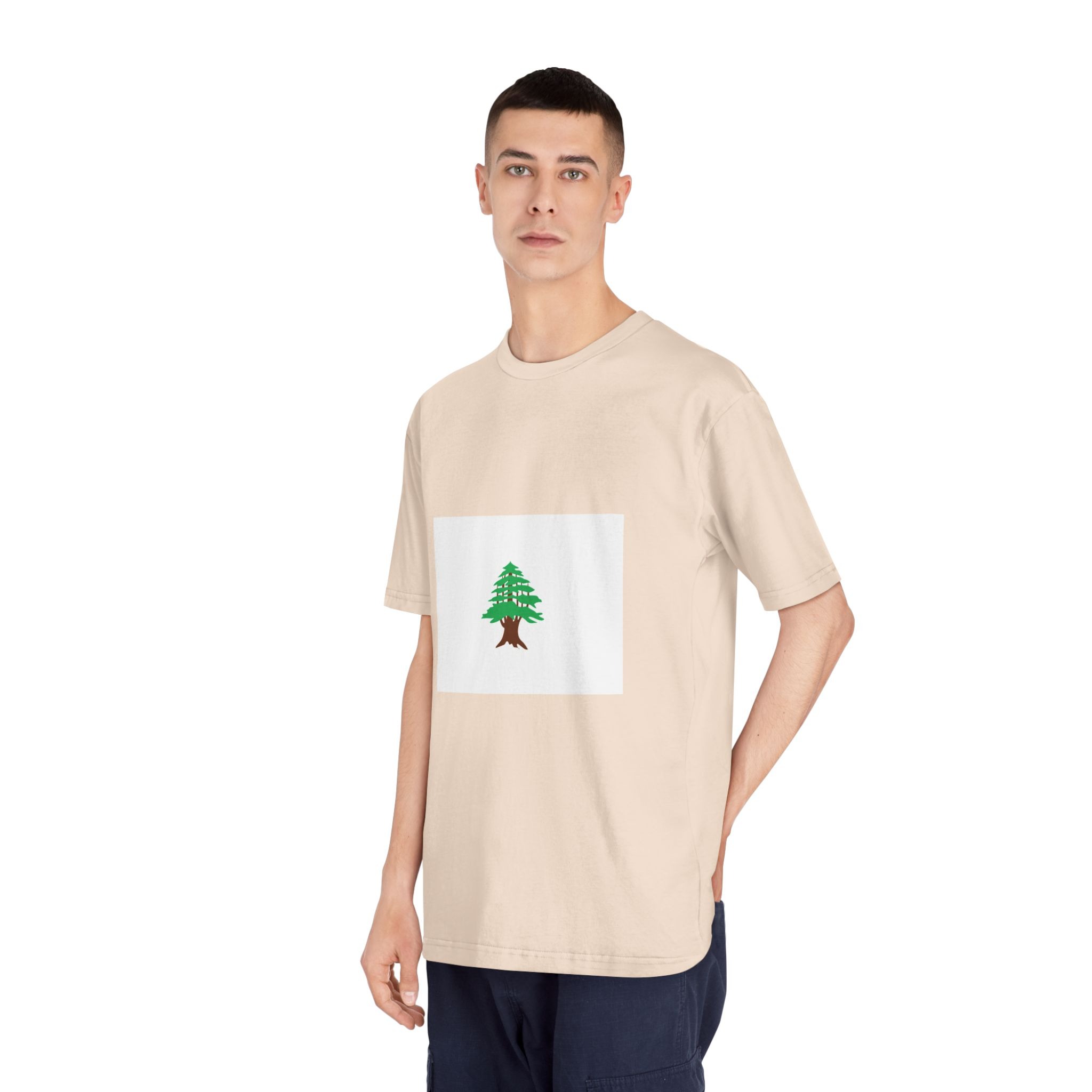 Flag of Lebanon (1918 1920) Unisex Classic Crewneck T Shirt - Image 12