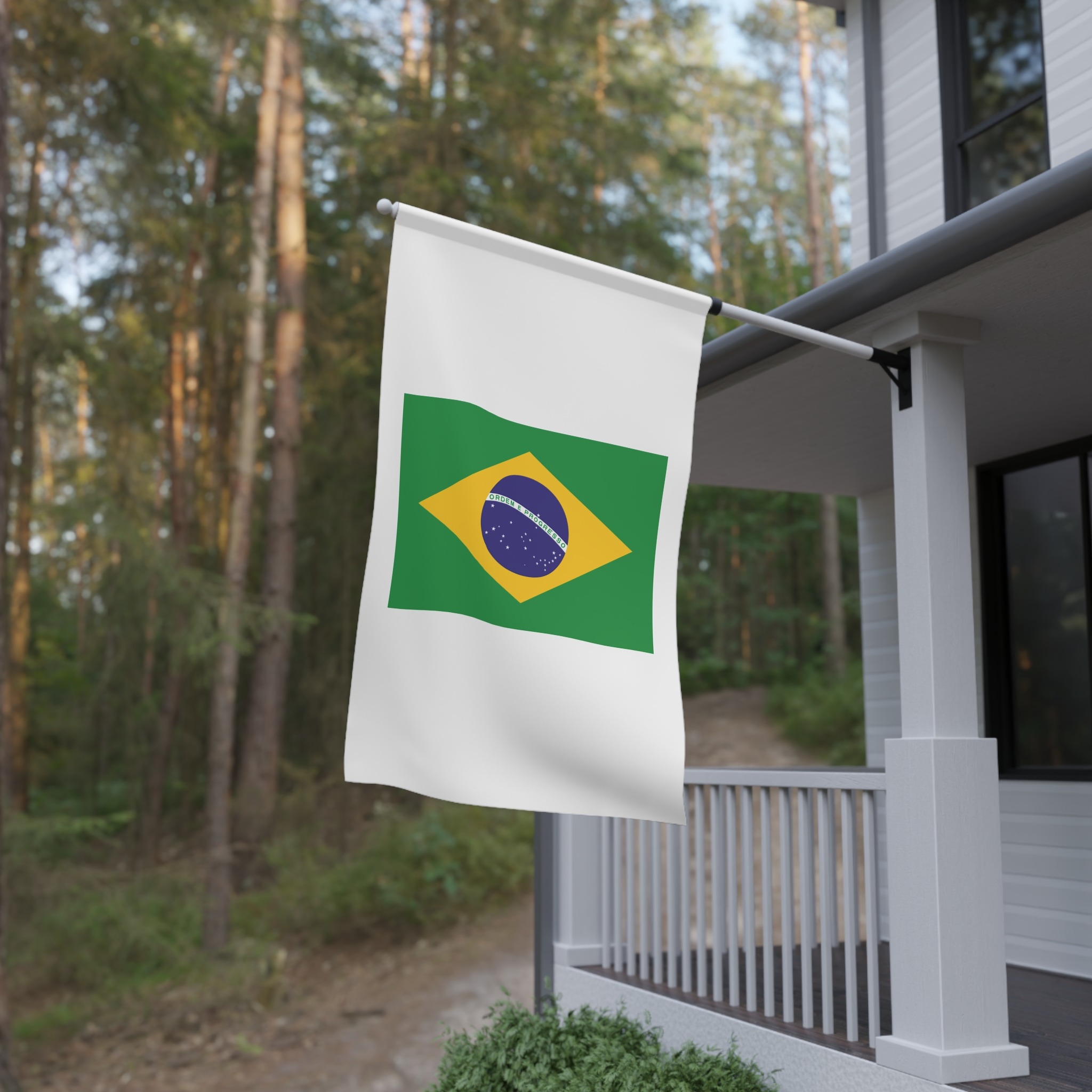 Flag of Brazil House Banner - Image 4