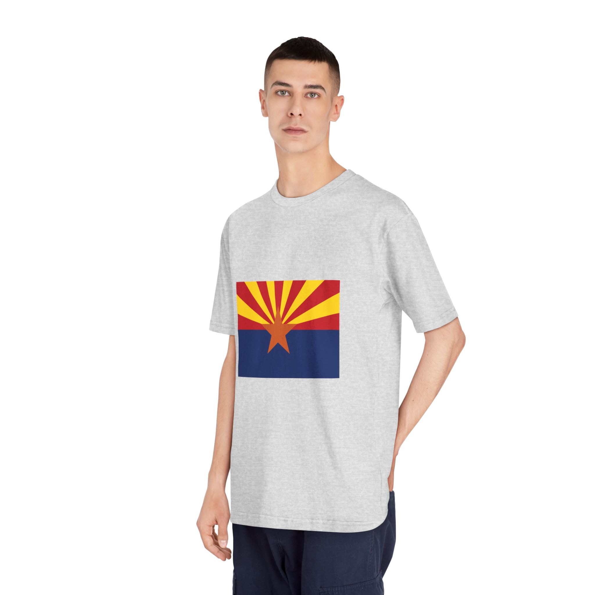 Flag of Arizona Unisex Classic Crewneck T Shirt - Image 16