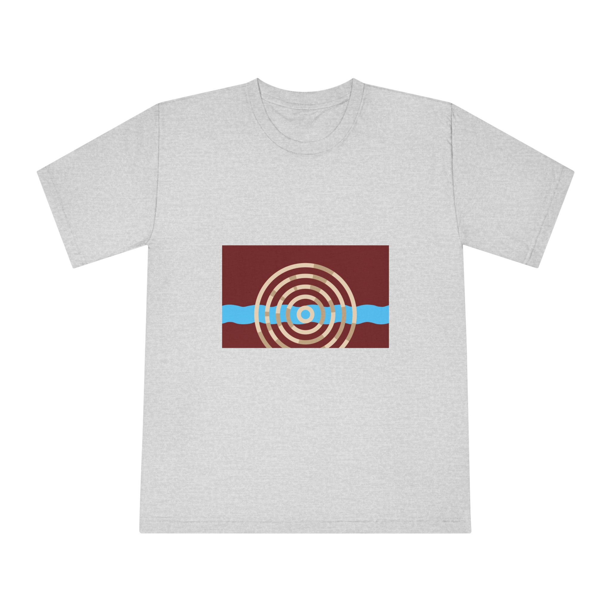 Flag of Lockport, Illinois Unisex Classic Crewneck T Shirt - Image 13