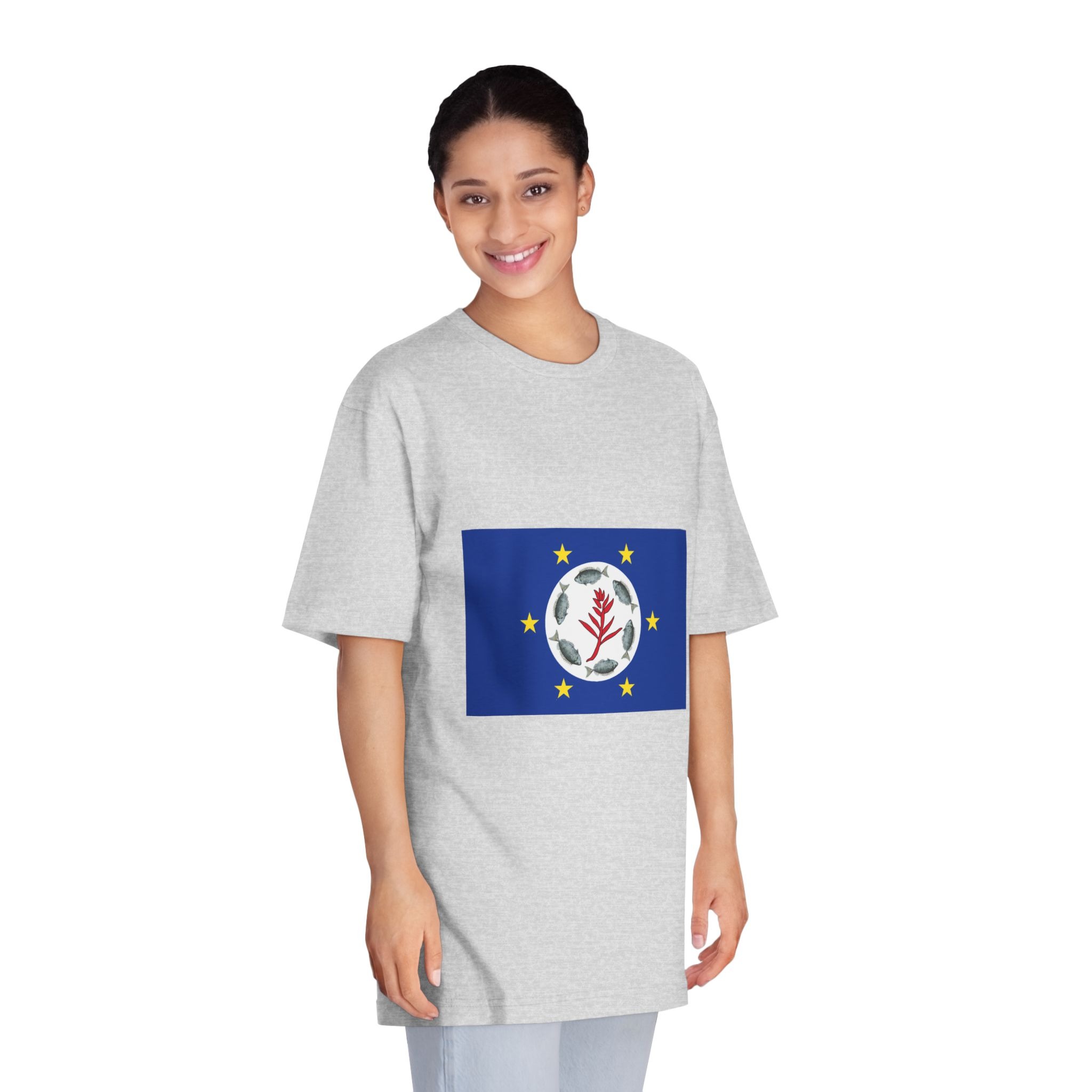 Flag of Airai State Unisex Classic Crewneck T Shirt - Image 15