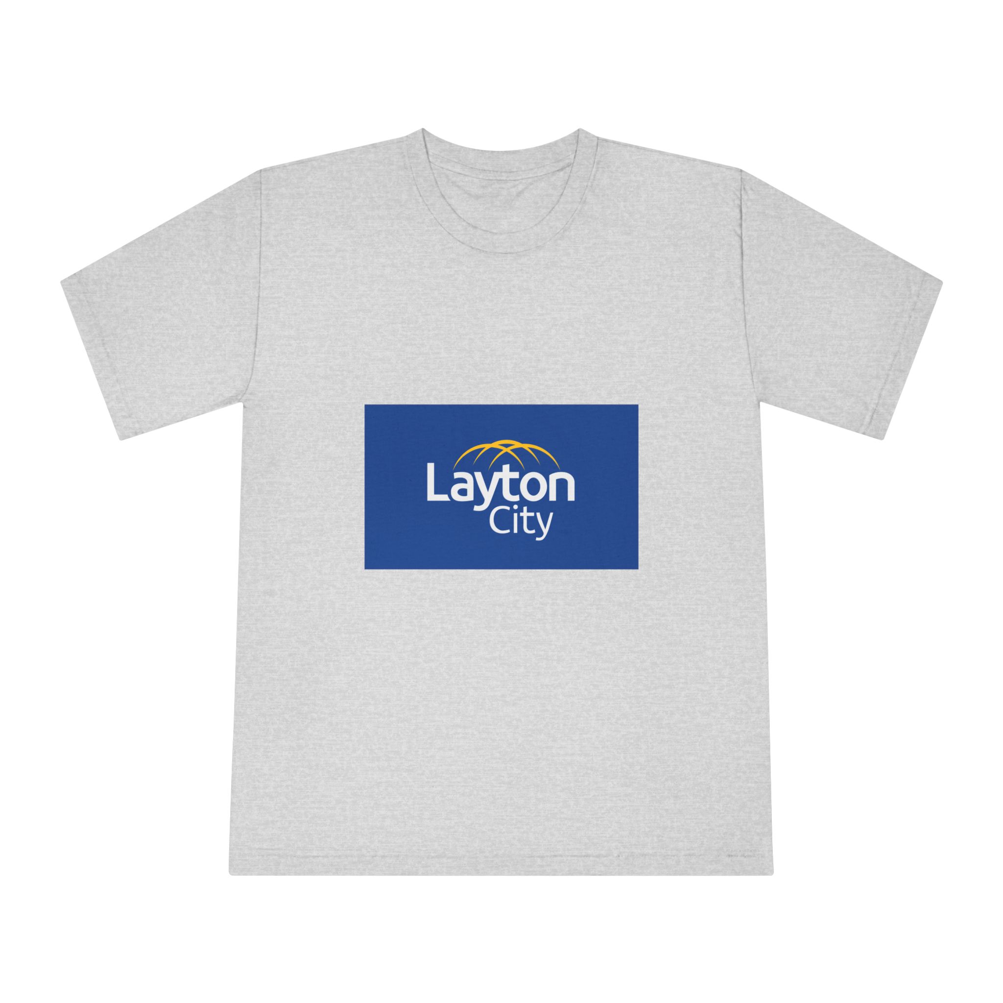 Flag of Layton, Utah Unisex Classic Crewneck T Shirt - Image 13