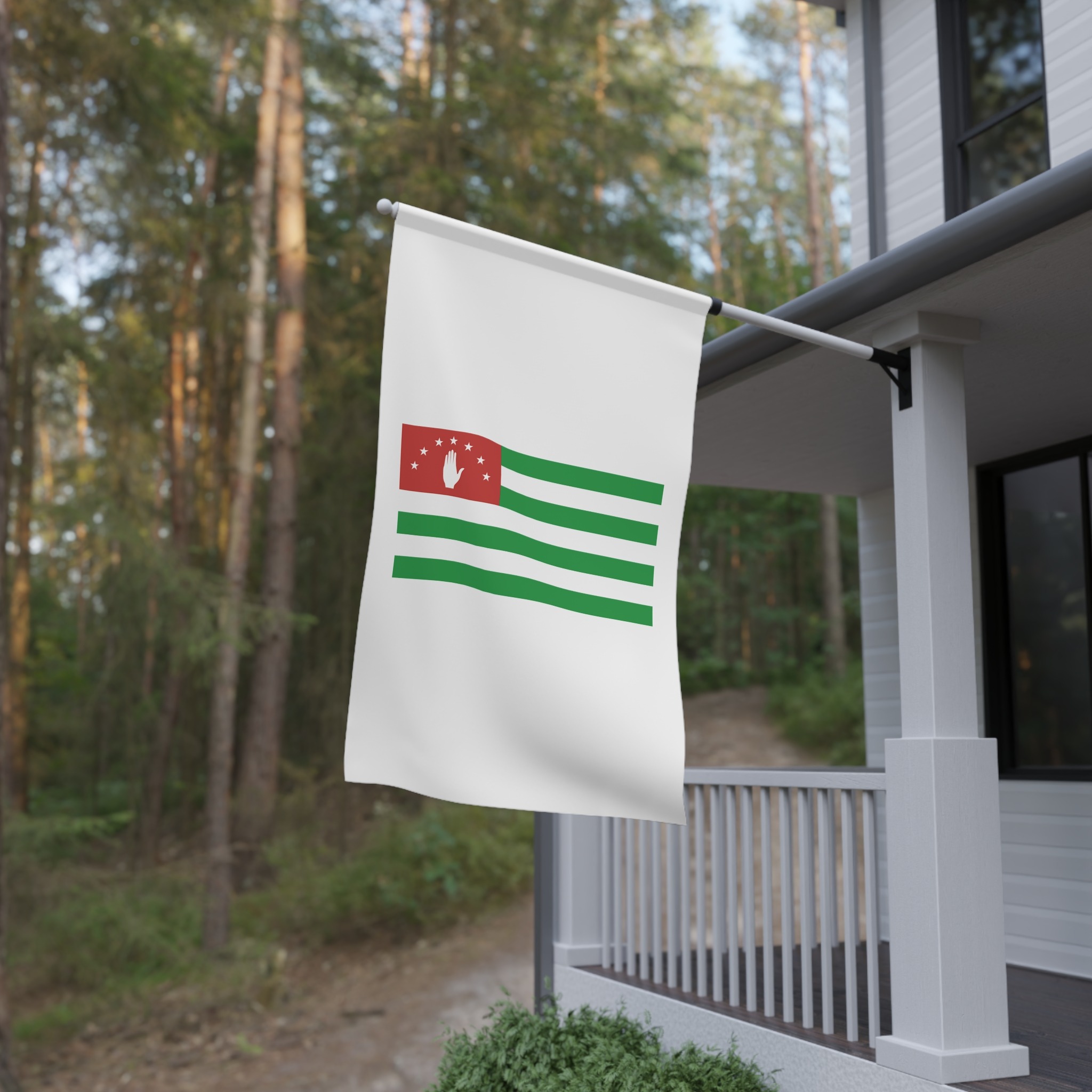 Flag of the Republic of Abkhazia House Banner - Image 4