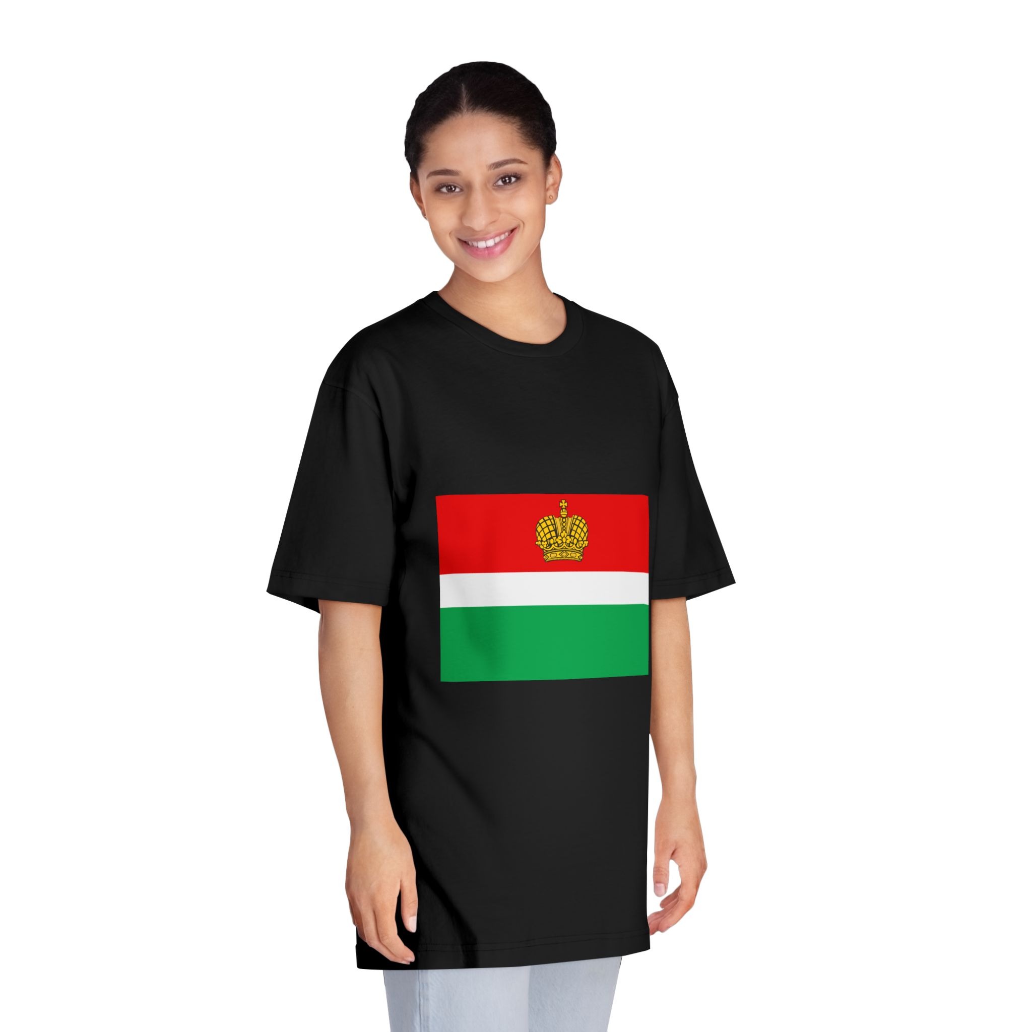 Flag of Kaluga Oblast Unisex Classic Crewneck T Shirt - Image 7