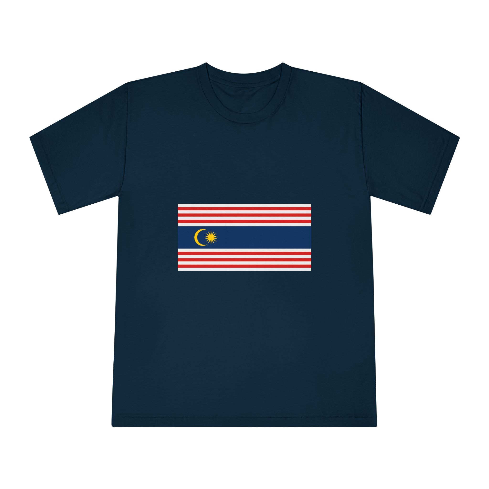 Flag of Kuala Lumpur, Malaysia Unisex Classic Crewneck T Shirt - Image 17