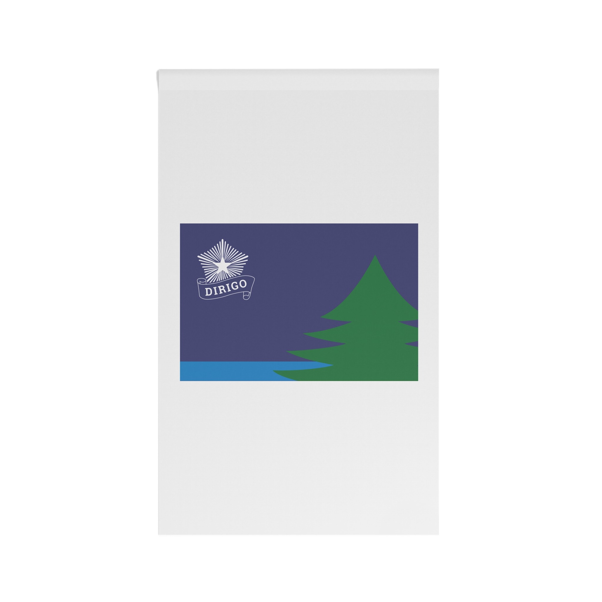 Maine Bicentennial Flag (2020) House Banner - Image 2